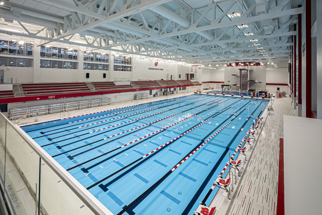 Indoor Swimming Pool University of Wisconsin Architectural Photography