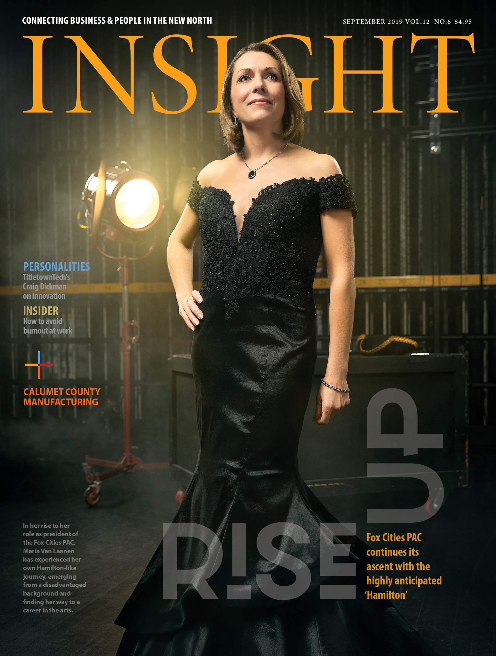 Portrait photography of Maria Van Laanen of the PAC for an Insight magazine cover