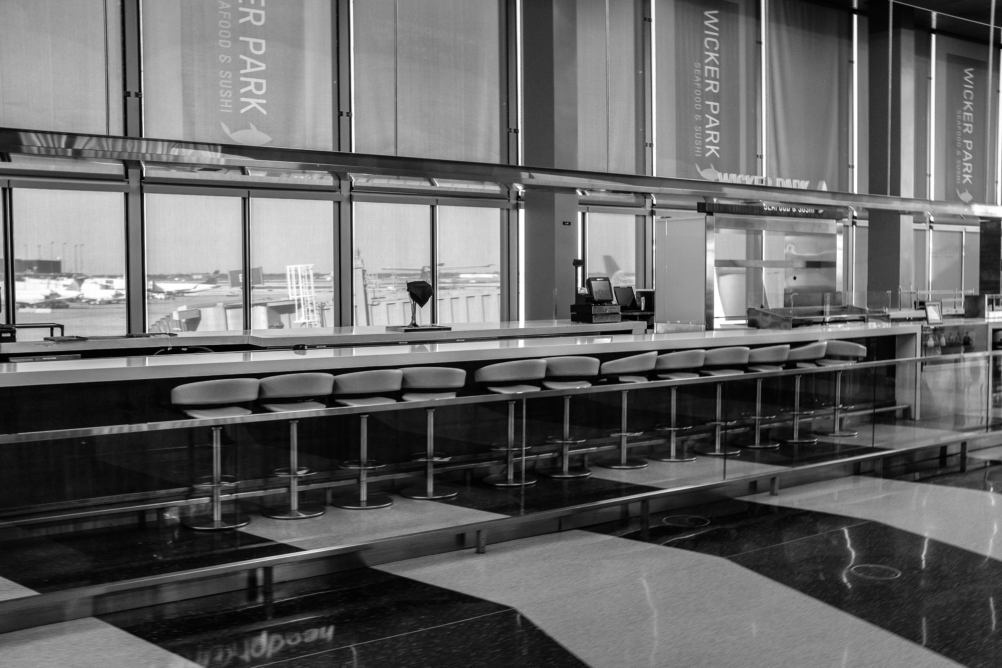 Empty Chairs Airport Travel Photography