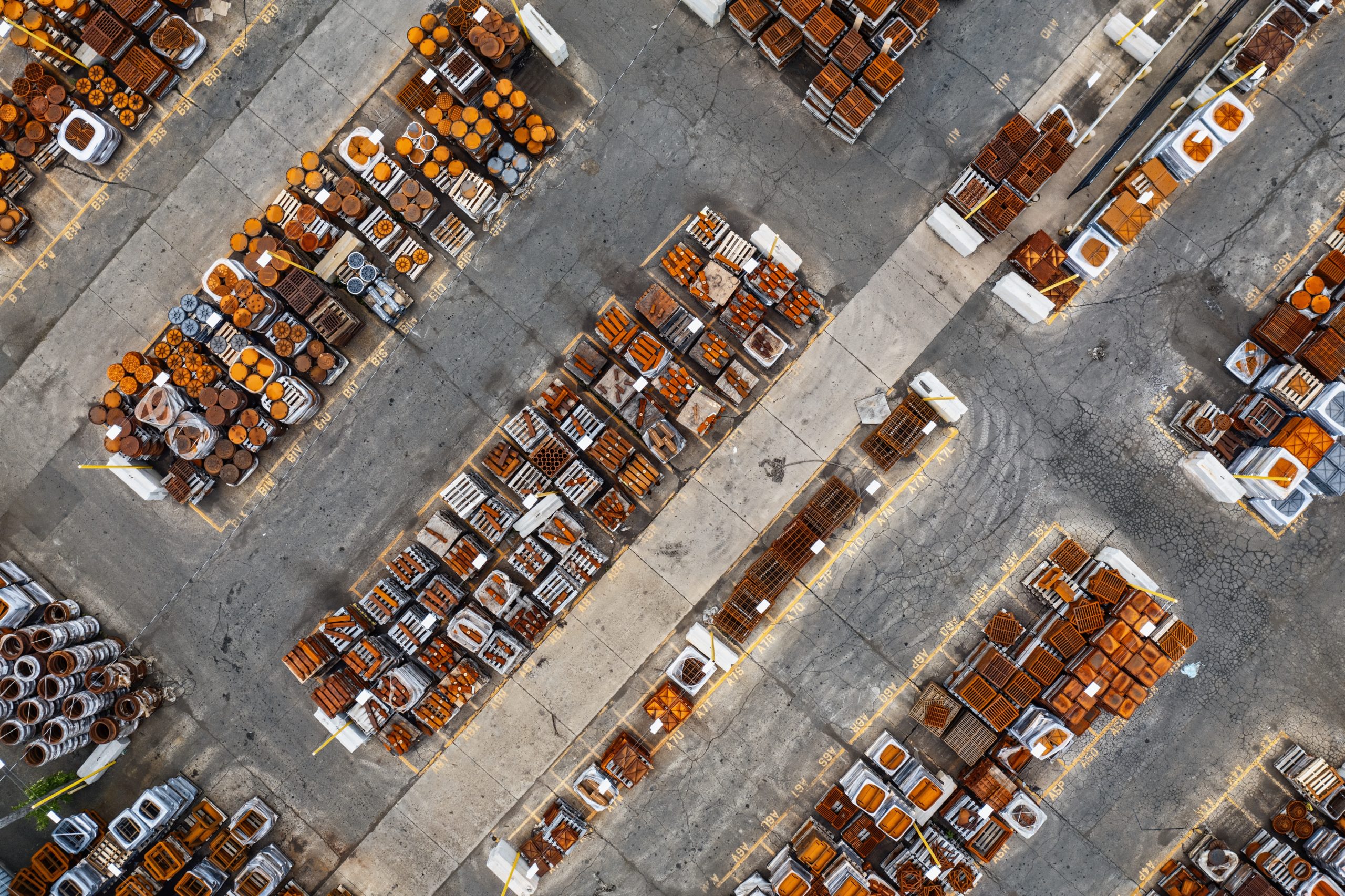 Industrial Overhead Drone Photography