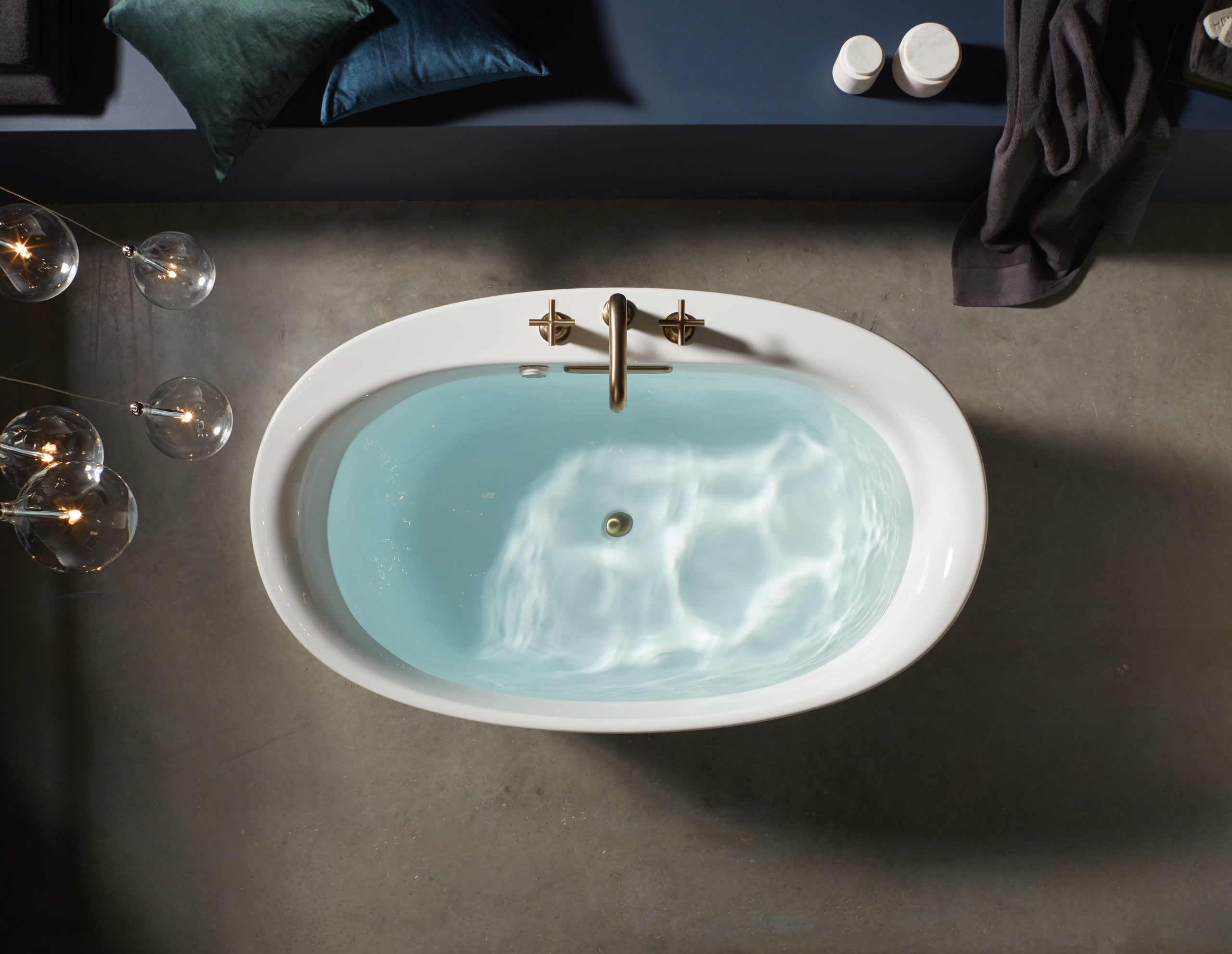 Kohler Bathtub Overhead Product Photography
